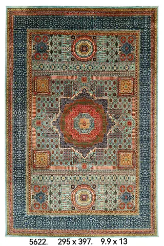 3 x 4 Beautiful mamlouk Patterned Area Rug afghan hand knotted veg dye cool carpet