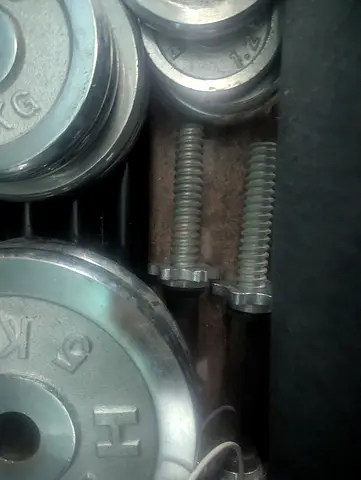 Chrome Adjustable Dumbbell Set with Plates