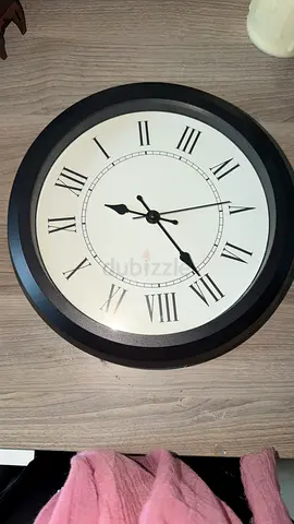 Classic Round Wall Clock with Roman Numerals