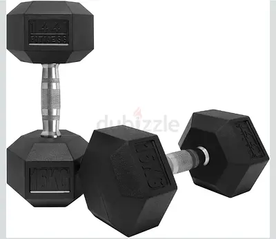HEX DUMBBELL 15KG ONE PAIR-@