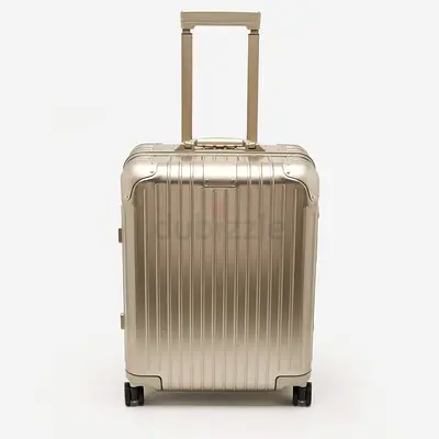 Authentic Rimowa Original Cabin Plus Titanium Aluminium Suitcase