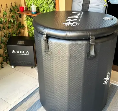 Kula ice bath - inflatable portable tub cold/heat