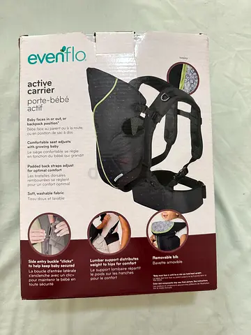 Evenflo Active Baby Carrier (for 7-32 lbs) - 3 Carrying Positions