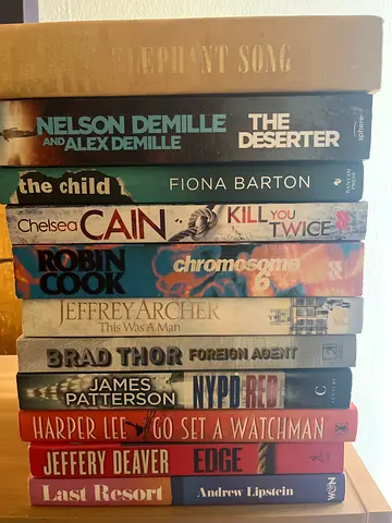 Mixed Paperback Fiction Lot — thrillers, crime, mystery, contemporary