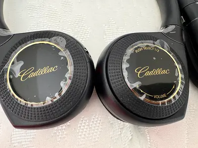 Cadillac Branded Over-Ear Headphones with Volume Control
