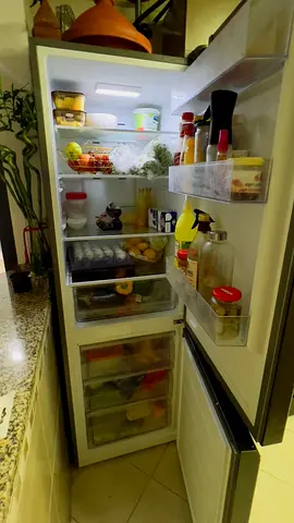 Used double-door refrigerator in good working condition
