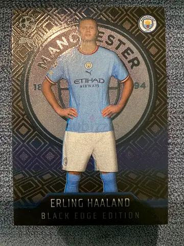 Black edge Erling Haaland 2022-2023 season topps