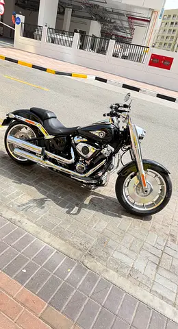 HD Fat Boy 2026 GCC - 5 years Dealer - Warranty Very Low Mileage below 1 K