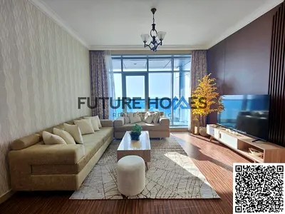 Full Sea View Furnished Apartment for Rent in Ajman Corniche Residence