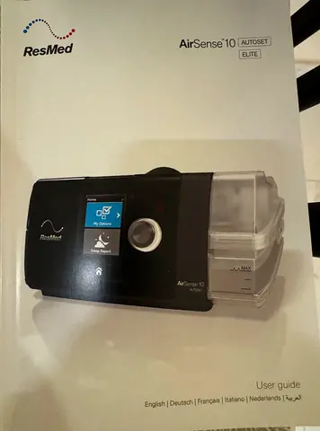 ResMed AirSense 10 Autoset Elite CPAP Machine (with Humidifier and Mask) - Used once