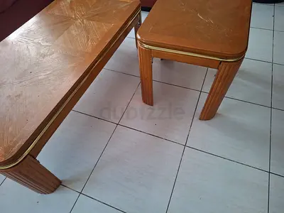 Center table with side table