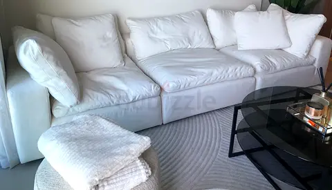 Marina home luscious white sofa