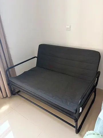 Sofa-bed with extra mattress topper