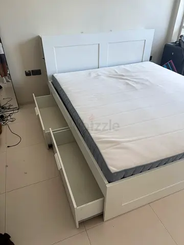 Ikea Brihmness King Bed and Mattress