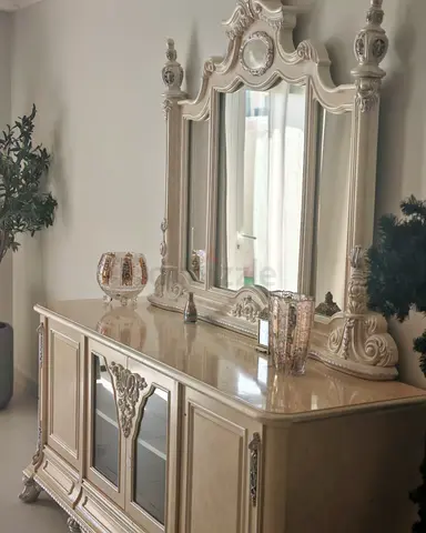 Cabinet and mirror