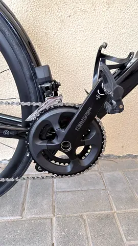 Road bike crankset and front derailleur - Shimano Sora/105 style (used)