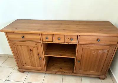 Solid Pine Sideboard / TV Console with Storage