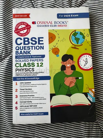Oswaal CBSE Question Bank Class 12 Physics, chemistry and math (Solved Papers) - 2025 Exam Edition