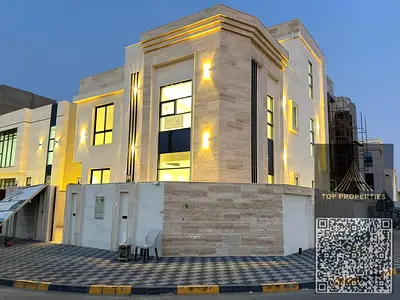 فرصة مميزة لامتلاك فيلا فاخرة بتشطيب شخصي فاخر ومساحات واسعة في أرقى مناطق عجمان  مساحة البناء: 4665 قدم مربع • 7 غرف نوم واسعة • مجلس استقبال فاخر ب