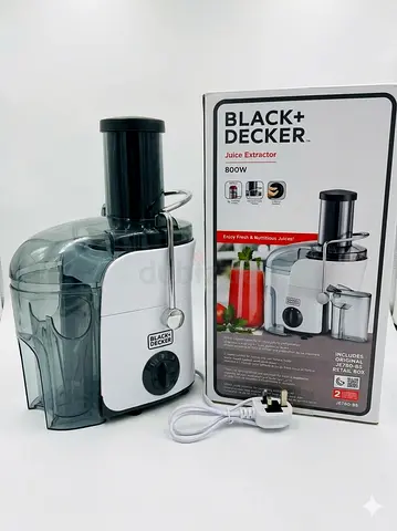 Black+Decker 800W Cold Press Juicer with Large Pulp Container