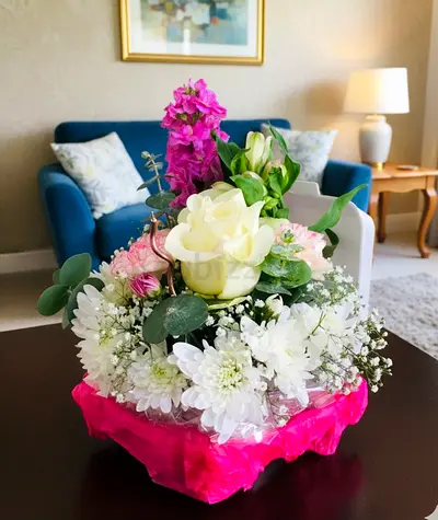 Flowers Birthday bento cake
