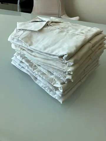 12 Marks  Spencer Non-Iron White Shirts, Size 38, Pack Deal