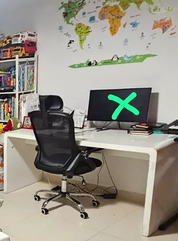 Office table with chair