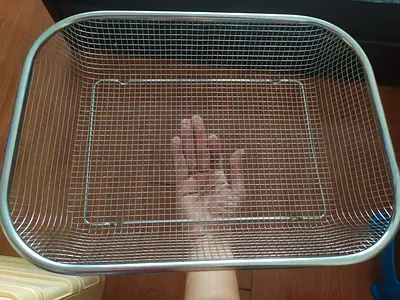 Stainless Steel Kitchen Mesh Basket / Frying Basket/Utensil Drying Basket