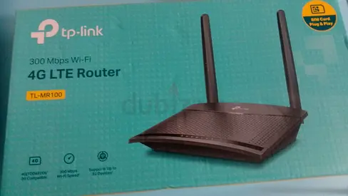 TP-Link TL-MR100 Wireless N 4G LTE Router with SIM Slot