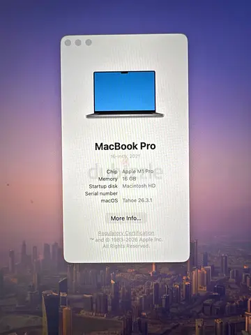 16inch MacBook Pro M1 Pro