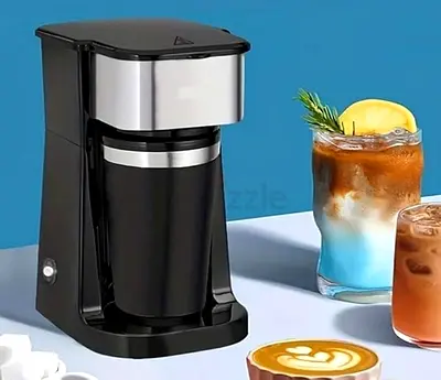 INVENTTRADERS FZC - Compact Single Serve Coffee Maker – Quick Brew Machine with One-Touch Button