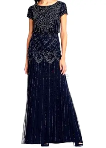 Adriana Pappel evening beaded dress