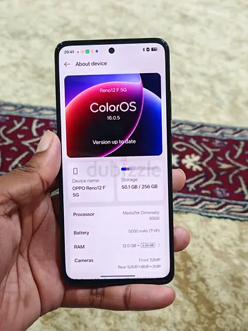 OPPO Reno 12F 5G version TDRA  excellent condition 256/12 (device only)