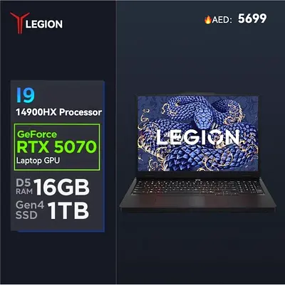 【New Laptop】Legion 5pro i9-14900HX RTX5070 16G 1T 16inch 2.5K 240HZ