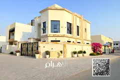 Corner villa, two floors, roof terrace, with a 10% down payment and a monthly installment of 6,000 d