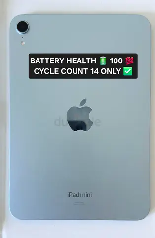 IPAD MINI 7 128GB BATTERY HEALTH 100