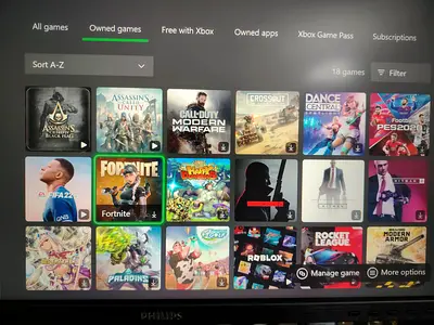 Xbox one with Installed Games