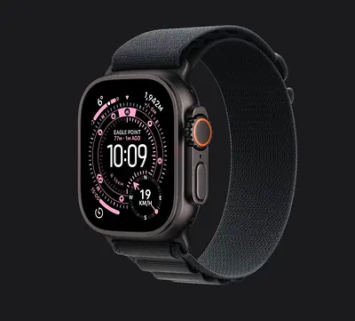 Apple Watch Ultra 3 49mm Black Ti Black Alp Lp M