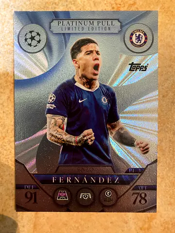Platinum pull Enzo Fernandez match attax