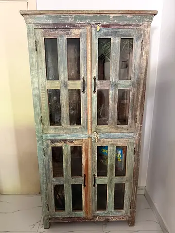 Rustic Glass Display Cabinet - 950