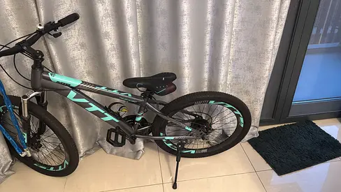 VTT Mountain Bike Grey and Teal