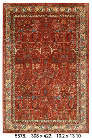 3 x 4.2 Traditional afghan hand made wool veg dye color  Floral Area Rug living room bedroom rug