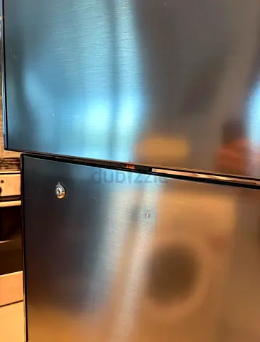 Used stainless steel double-door refrigerator — Hitachi