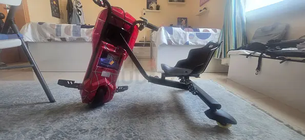 Electric Drift scooter / Hoverboard Kart Attachment - Red does not include charger no battery cover