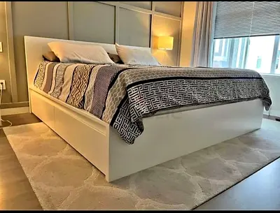 ikea bed and mattress/ king size
