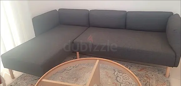 ​IKEA LILLEHEM 3-Seat Modular Sofa with Chaise Longue