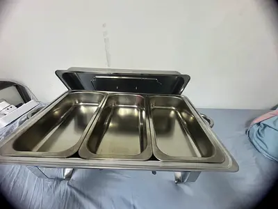 Food warmer, beverages dispenser, iced chilled serving tray