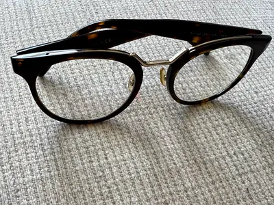 Prada brand optical glasses brown frame Authentic