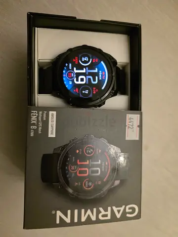 Garmin Fenix 8 with accessories
