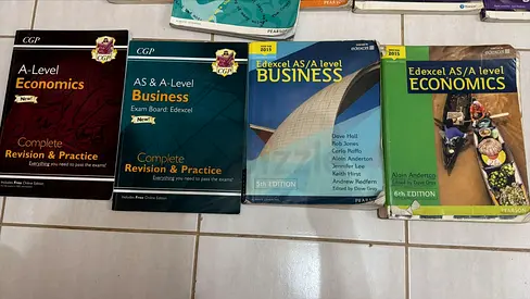GCE  BUSINESS AND ECONOMY TEXT BOOKS